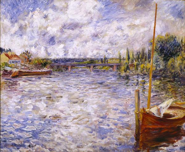 Pierre-Auguste Renoir The Seine at Chatou Norge oil painting art